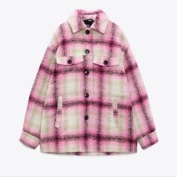 Zara Plaid  Shacket - Picture 6 of 14